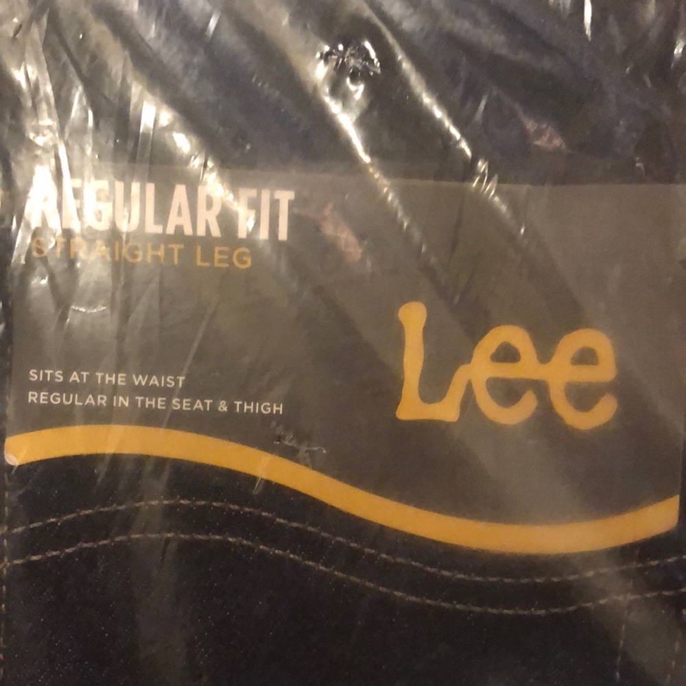 Lee straight leg regular fit pepper wash jeans 30x32
